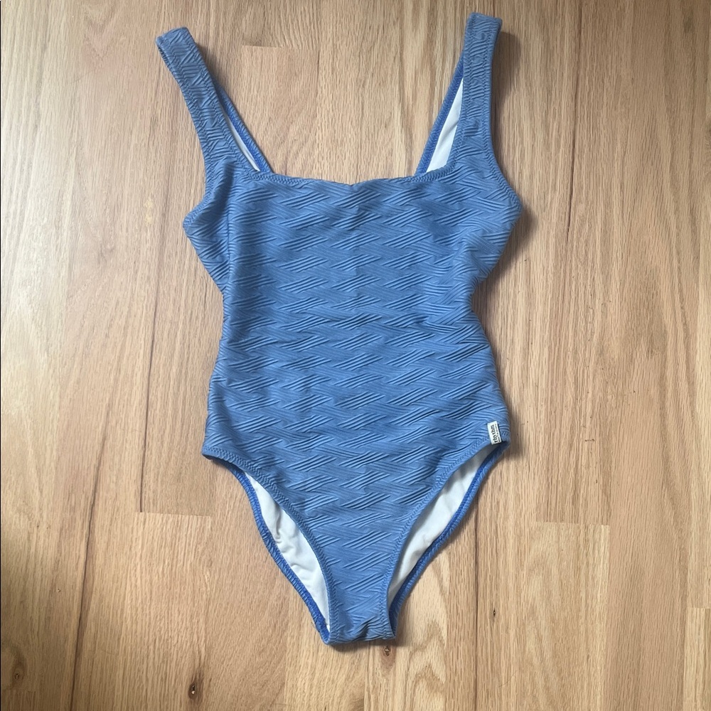 Rhythm Blue and White Swimsuit